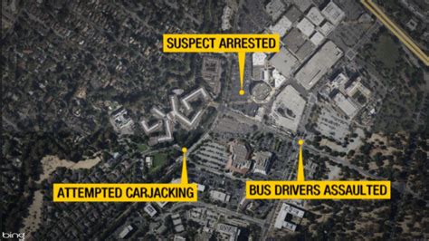 Man arrested at Stanford Shopping Center, accused of battering bus drivers